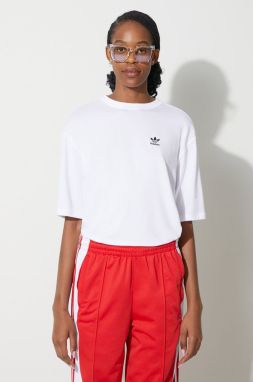 Tričko adidas Originals Trefoil Tee dámske, béžová farba, IR8064