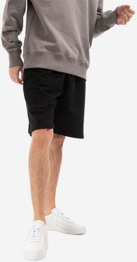 Bavlnené šortky A-COLD-WALL* Essential Logo Sweat Short ACWMB118 čierna farba