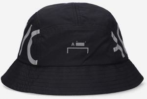 Klobúk A-COLD-WALL* Code Bucket Hat ACWUA153-BLACK, čierna farba