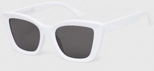 Slnečné okuliare Answear Lab dámske, biela farba