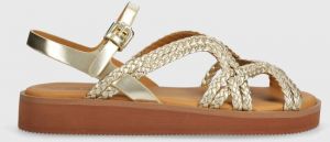 Sandále See by Chloé Sansa dámske, zlatá farba, na platforme, SB42051B