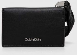 Peňaženka Calvin Klein dámsky, čierna farba