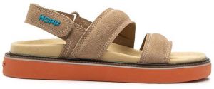 Semišové sandále Hoff ROAD CAMEL dámske, béžová farba, na platforme, 12312001