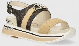 Sandále Liu Jo LIU JO MAXI WONDER SANDAL 27 dámske, hnedá farba, na platforme, BA4107EX171S3230