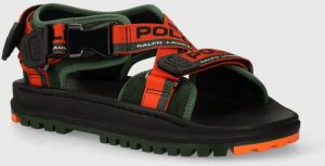 Sandále Polo Ralph Lauren Advt pánske, zelená farba, 809934062001