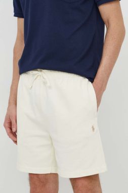 Bavlnené šortky Polo Ralph Lauren béžová farba