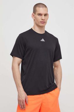 Tréningové tričko adidas Performance HIIT 3S čierna farba, jednofarebné, IL7128
