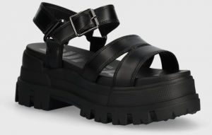 Sandále Buffalo Aspha Ts Sandal dámske, čierna farba, na platforme, 1602188.BLK