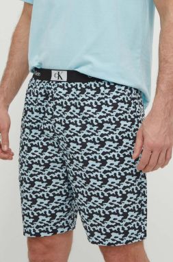 Pyžamové šortky Calvin Klein Underwear pánske, vzorovaná