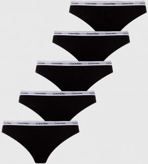 Nohavičky Calvin Klein Underwear 5-pak čierna farba