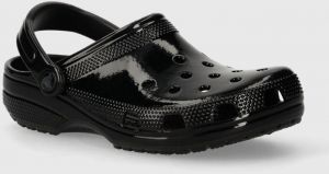 Šľapky Crocs Classic High Shine Clog dámske, čierna farba, 209609