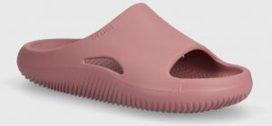 Šľapky Crocs Mellow Slide dámske, ružová farba, na platforme, 208392