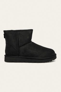 Snehule UGG Classic Mini dámske, čierna farba, 1016558