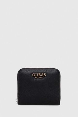 Peňaženka Guess EMILEE dámsky, čierna farba, SWBG88 62370