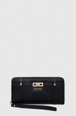 Peňaženka Guess EMILEE dámsky, čierna farba, SWBG88 62460