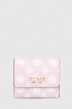 Peňaženka Guess LAUREL dámsky, ružová farba, SWPG85 00440