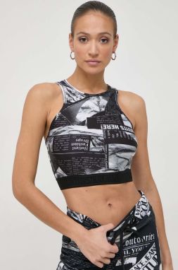 Top Versace Jeans Couture dámsky, čierna farba, 76HAM227 JS301