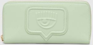 Peňaženka Chiara Ferragni EYELIKE dámsky, zelená farba, 76SB5PA1