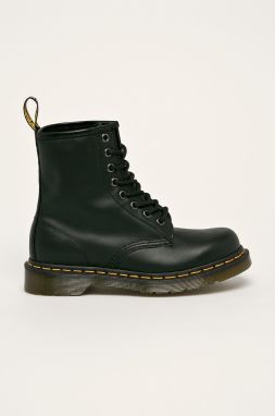 Kožené workery Dr. Martens 1460 Nappa dámske, čierna farba, na plochom podpätku, DM27894201