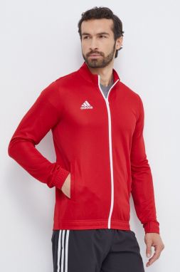 Tréningová mikina adidas Performance Entrada 22 červená farba, s nášivkou,  H57537