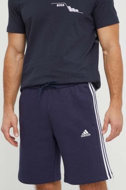 Šortky adidas pánske, tmavomodrá farba, IJ6484