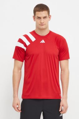 Tréningové tričko adidas Performance Tabela 23 červená farba, s nášivkou,  HY0571