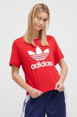 Tričko adidas Originals dámsky, červená farba, IM6930