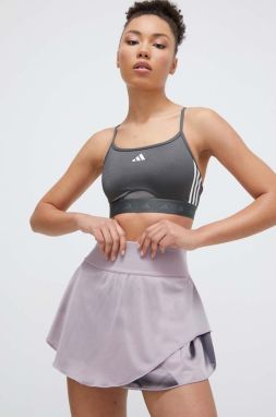 Športová sukňa adidas Performance fialová farba, mini, áčkový strih, IT2534