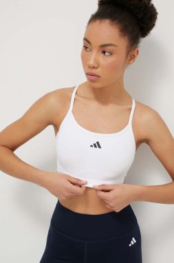 Športová podprsenka adidas Performance Aeroreact biela farba, IU1745