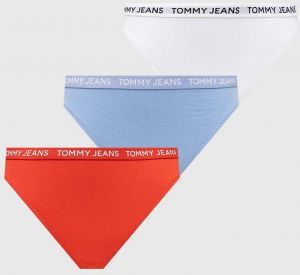 Tangá Tommy Jeans 3-pak biela farba