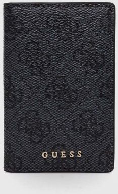 Puzdro na karty Guess šedá farba, RW1632 P4201,