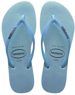 Žabky Havaianas SLIM GLITTER IRIDESCENT dámske, na plochom podpätku, 4148922.1056