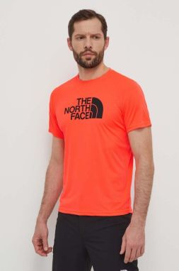 Športové tričko The North Face Reaxion Easy červená farba, s potlačou, NF0A4CDVQI41