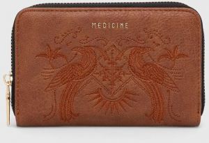 Peňaženka Medicine dámsky, hnedá farba