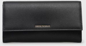 Peňaženka Emporio Armani dámsky, čierna farba, Y3H170 YH15A