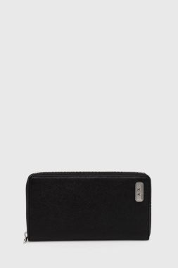 Kožená peňaženka Armani Exchange pánsky, čierna farba, 958055 CC843 NOS