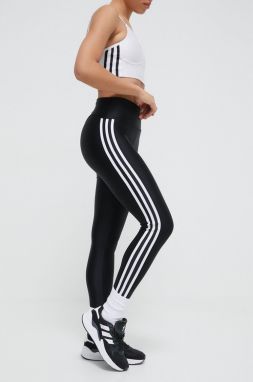 Legíny adidas Originals 3-Stripes dámske, čierna farba, s nášivkou,  IU2522,