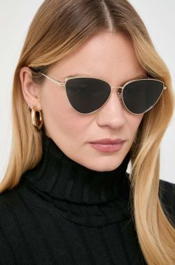 Slnečné okuliare Michael Kors CORTEZ dámske, zlatá farba, 0MK1140