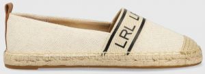 Espadrilky Lauren Ralph Lauren Caylee III béžová farba, 802891000000