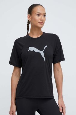 Tréningové tričko Puma Evostripe čierna farba,677876
