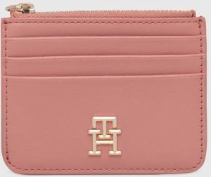 Peňaženka Tommy Hilfiger dámsky, ružová farba