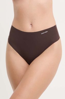 Tangá Calvin Klein Underwear hnedá farba,000QD3864E