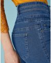 Blancheporte Bootcut džínsy s vysokým pásom, vnútor. dĺžka nohavíc 78 cm  galéria