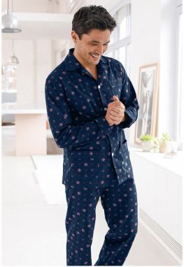 Blancheporte Klasické pánske pyžamo s potlačou 