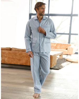 Blancheporte Pruhované pyžamo, bavlnený popelín 