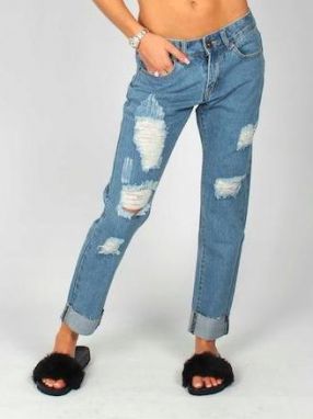 Ripped Jeans Blue New Chaska 14