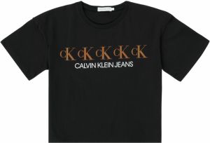 Tričká s krátkym rukávom Calvin Klein Jeans  CK REPEAT FOIL BOXY T-SHIRT