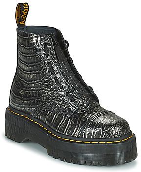 Polokozačky Dr. Martens  Sinclair Gunmetal Wild Croc Emboss