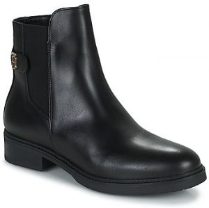 Polokozačky Tommy Hilfiger  Coin Leather Flat Boot