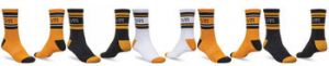 Ponožky Globe  Bengal crew sock 5 pack